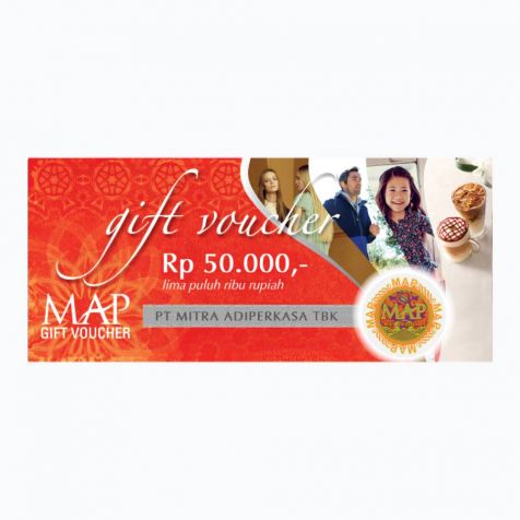 MAP Gift Voucher Paper Rp 50.000